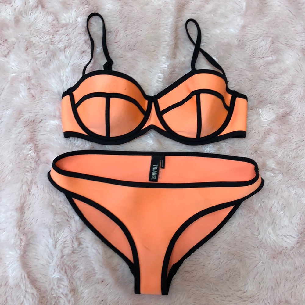 TRIANGL Orange Bathing Suit